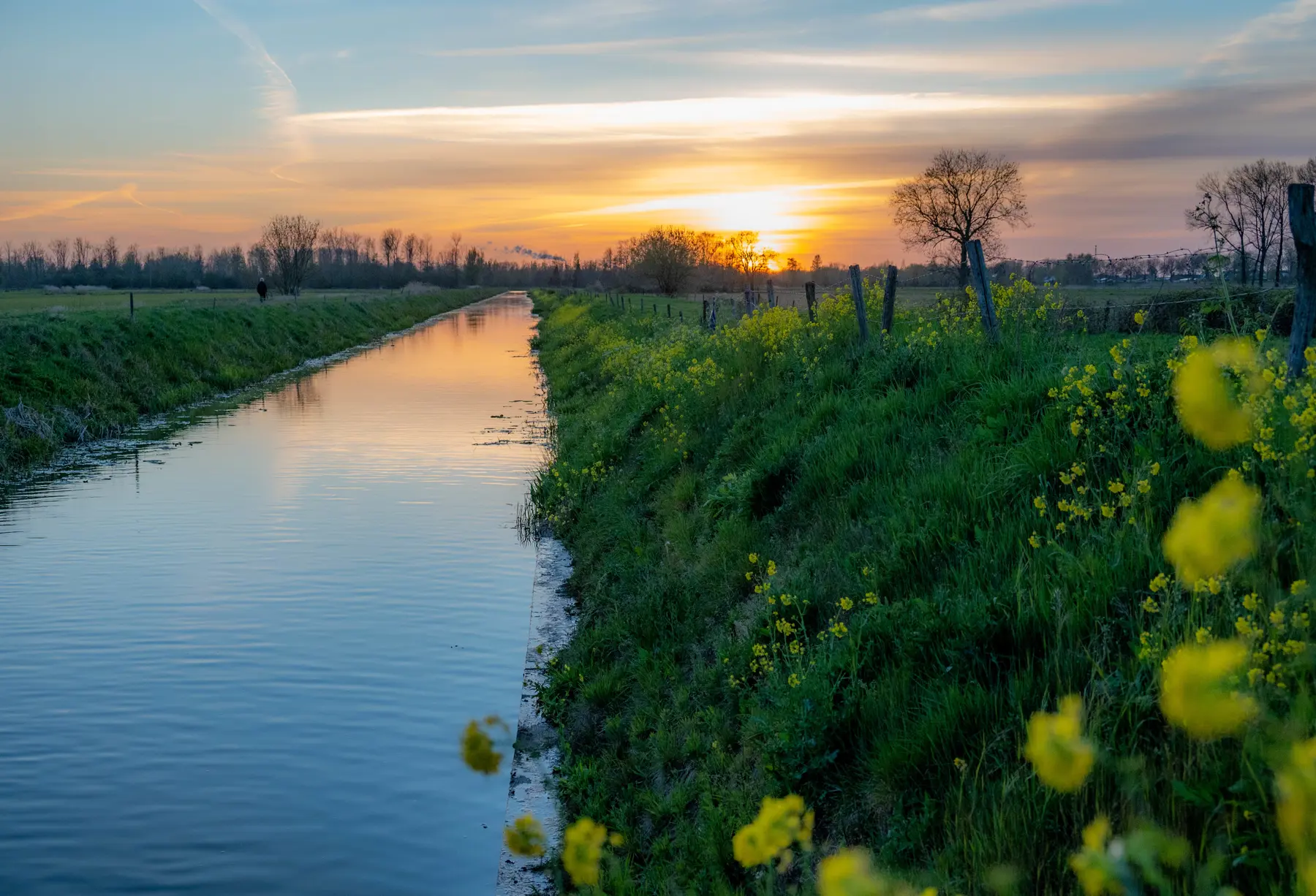 Zonsondergang Sprang-Capelle