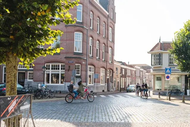 Fietsen in Geertruidenberg, tandems