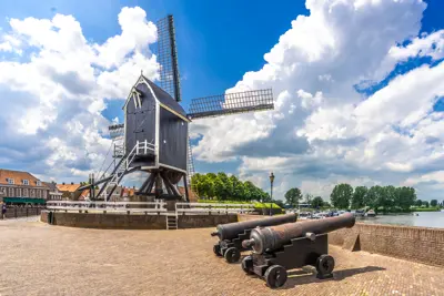 Molen en kanonnen Heusden vesting