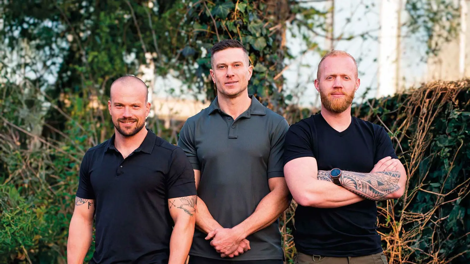 Dai Carter, Derek de Vries en Robin Imthorn 