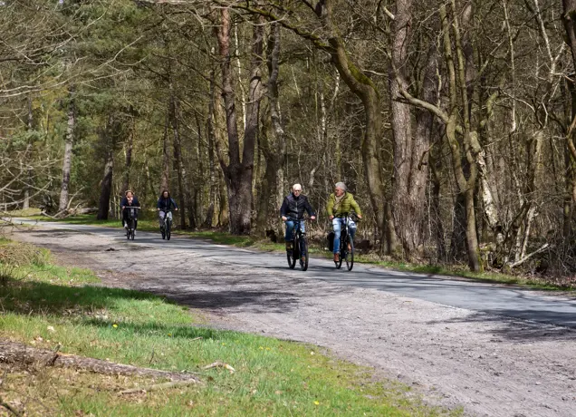 Fietsen in de natuur