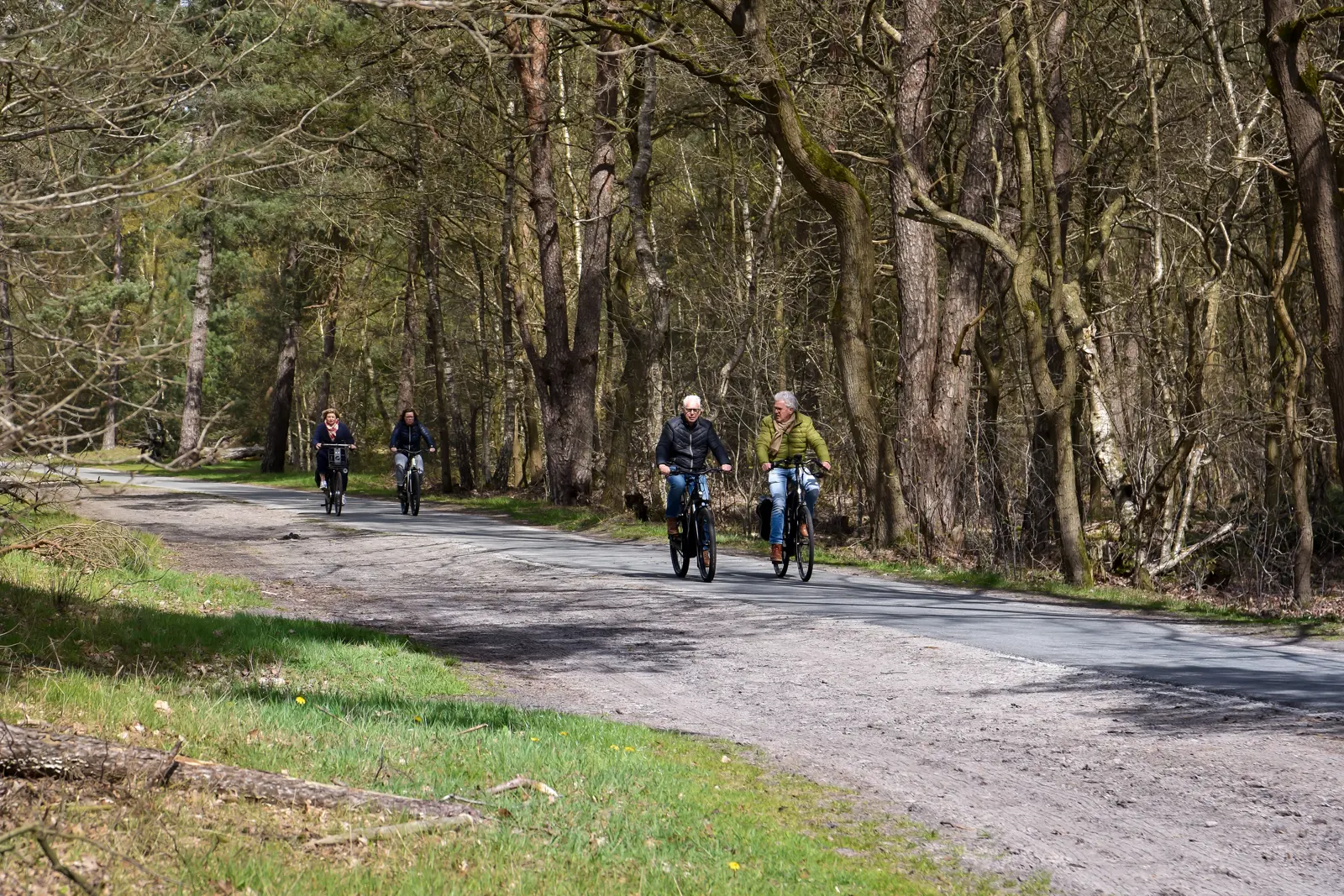 Fietsen in de natuur