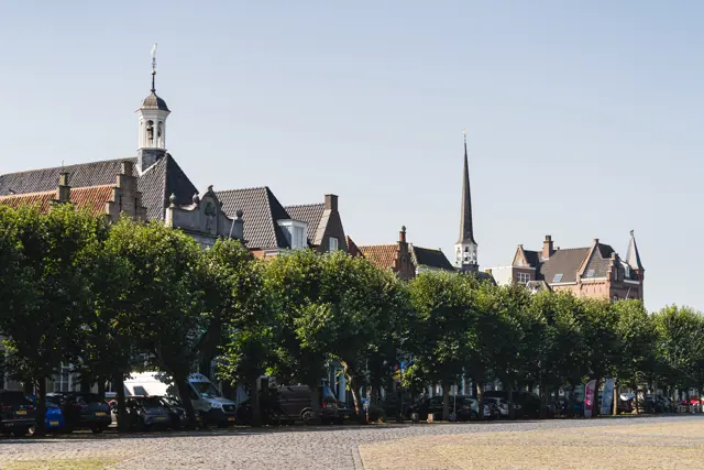 Gevels en daken aan de markt, Geertruidenberg 